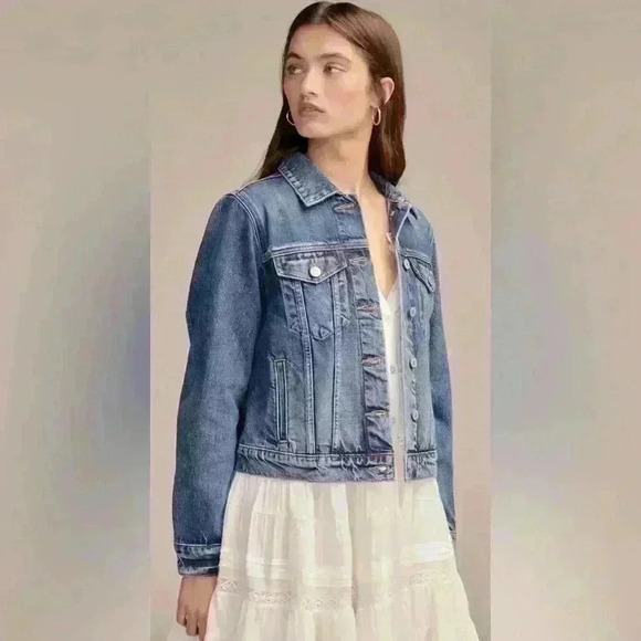 LUCKY BRAND BLUE JACKET SIZE S - Picture 5 of 7